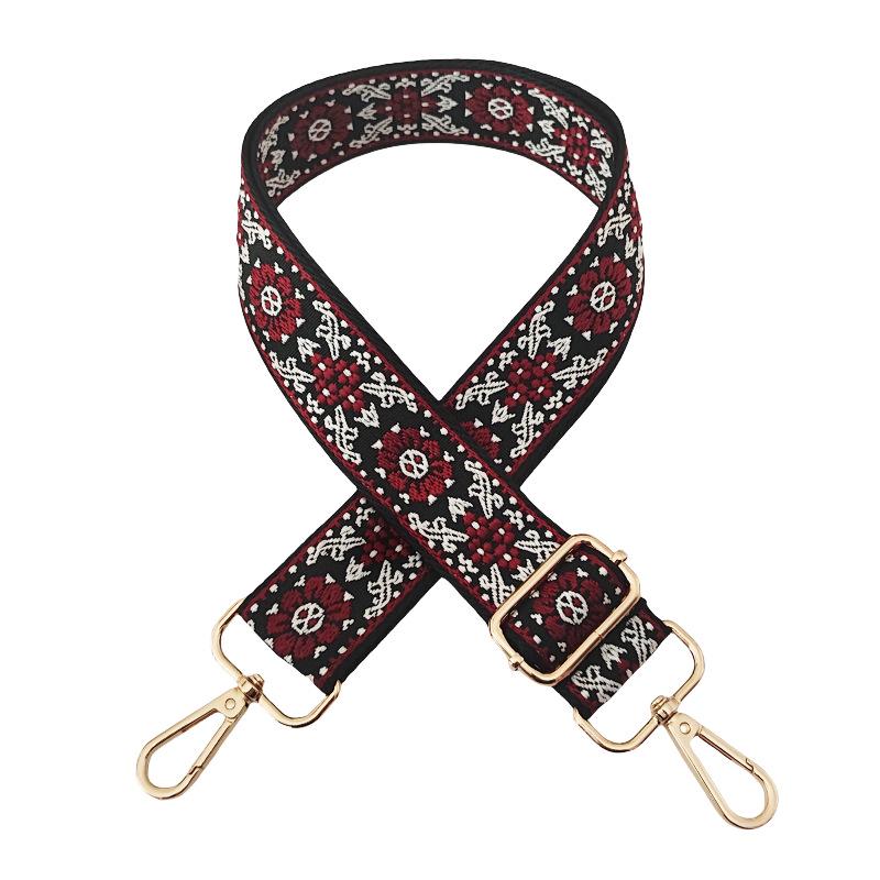 3,8 cm Justerbar Färgrik Jacquard Axelrem för Väskor