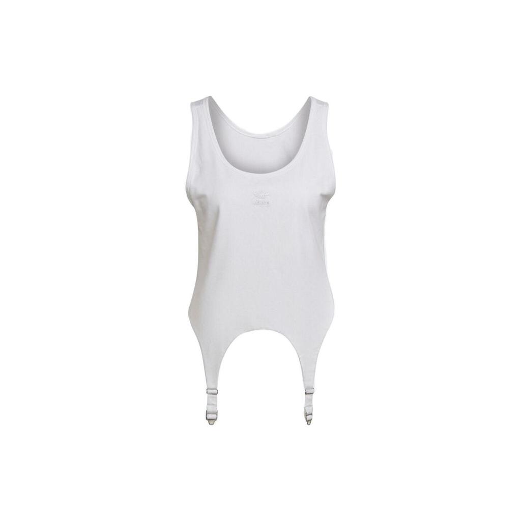 adidas Women's Essentials Slim Fit Tank Top White HF2005