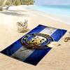Chelsea F Print Strandtuch, Großes Weiches Schnelltrocknendes Handtuch für Strand Camping Schwimmen