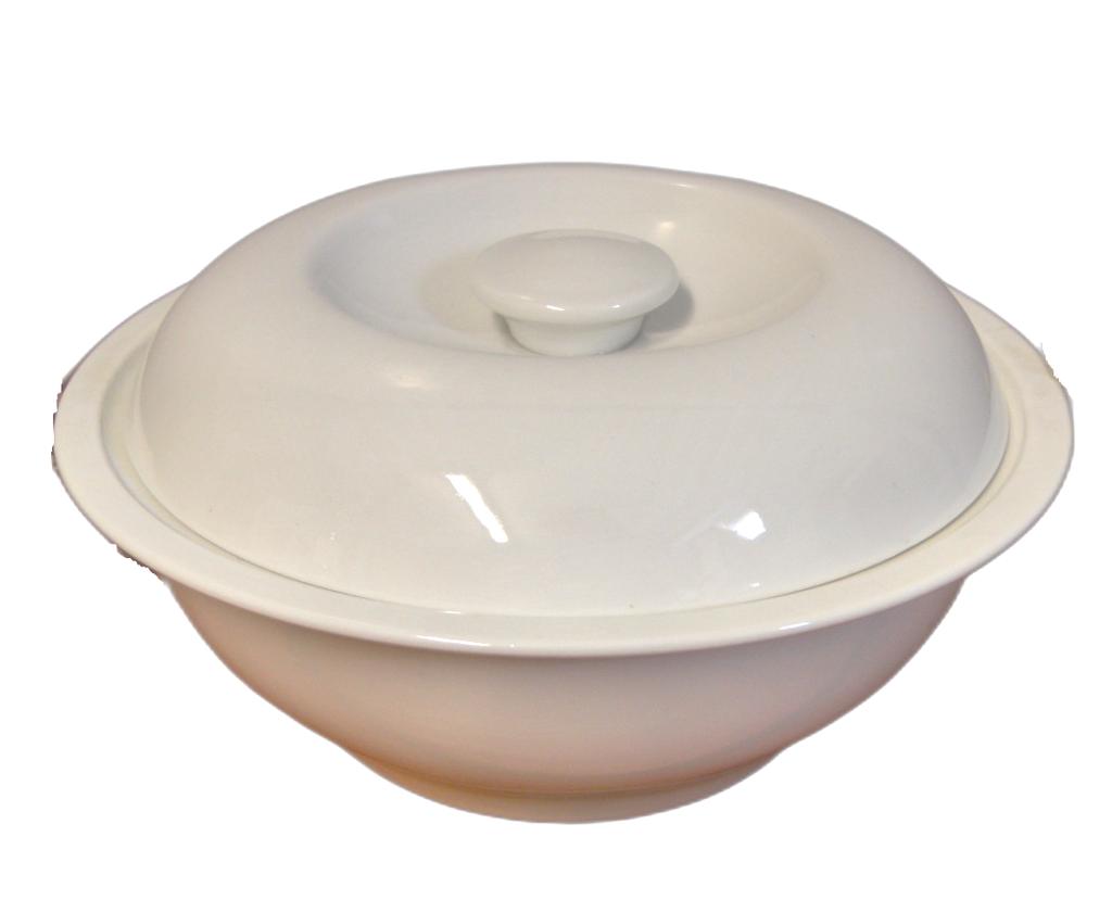 White Porcelain Bowl with Lid | SN01304
