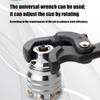 Universal Adjustable  Socket Set Hex Wrench Kit for Various Size Nuts Bolts Multi-function Ratchet Handle Tool for Home Repair