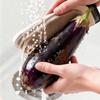 Fruit Cleaning Brush 2-in-1 with Vegetable Cleaner with Scraper Hangable Heat Resistant Silicone Pot Handle Mat Kitchen Gadgets