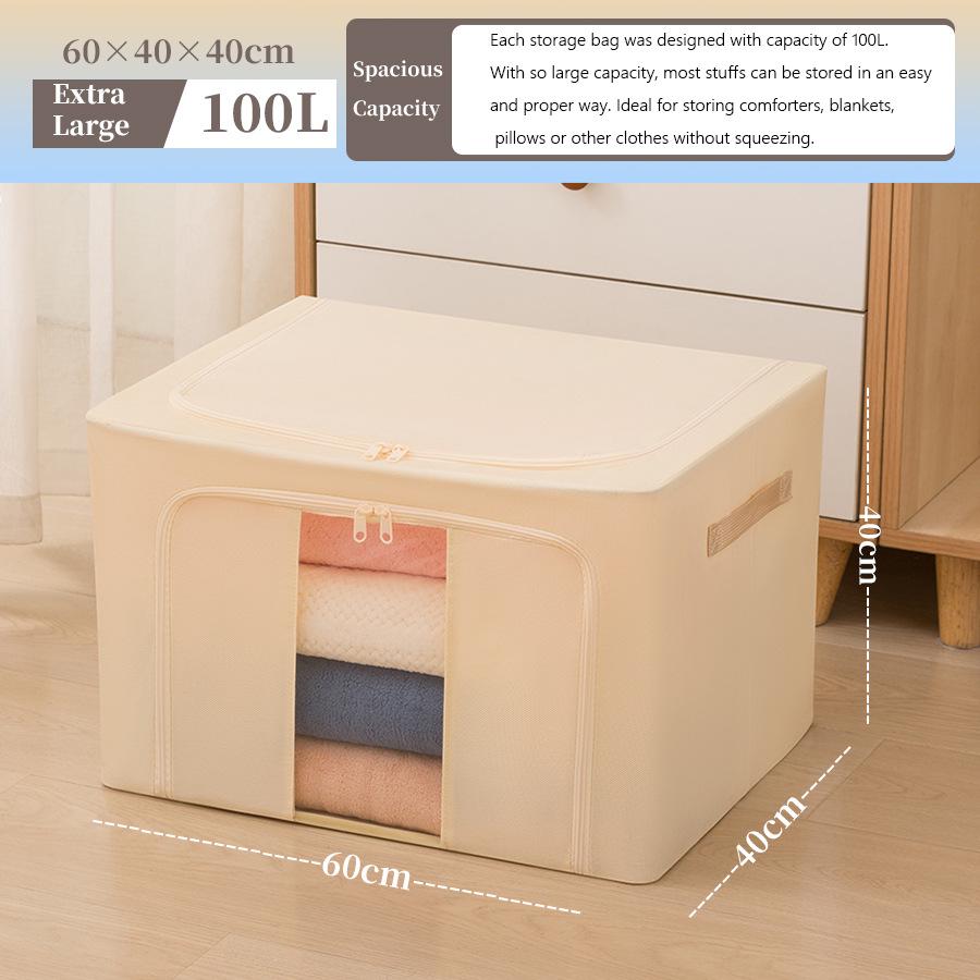 Pogrubiony wodoodporny worek do przechowywania kołder i ubrań z włókniny