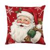 Christmas pillow cover digital printing cushion Christmas theme sofa pillow