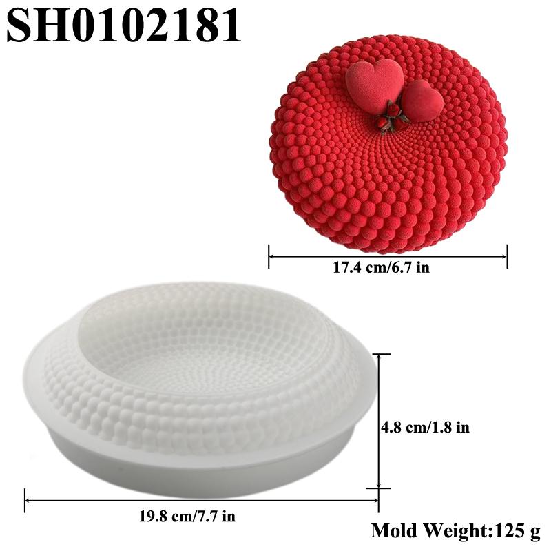 Food Grade Silicone Cake Molds Single Cell Mousse Moulds Dessert Decorating Pan Non Stick Pastry Baking Tools Kitchen Bakeware