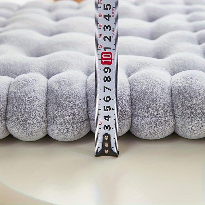[Cuscino Morbido per Meditazione] 1 pz Morbido Cuscino in Peluche per Meditazione, Cuscino Rotondo in Poliestere per Sedia | Design Trapuntato con Bottoni, Imbottitura 100% Fibra di Poliestere, Versatile