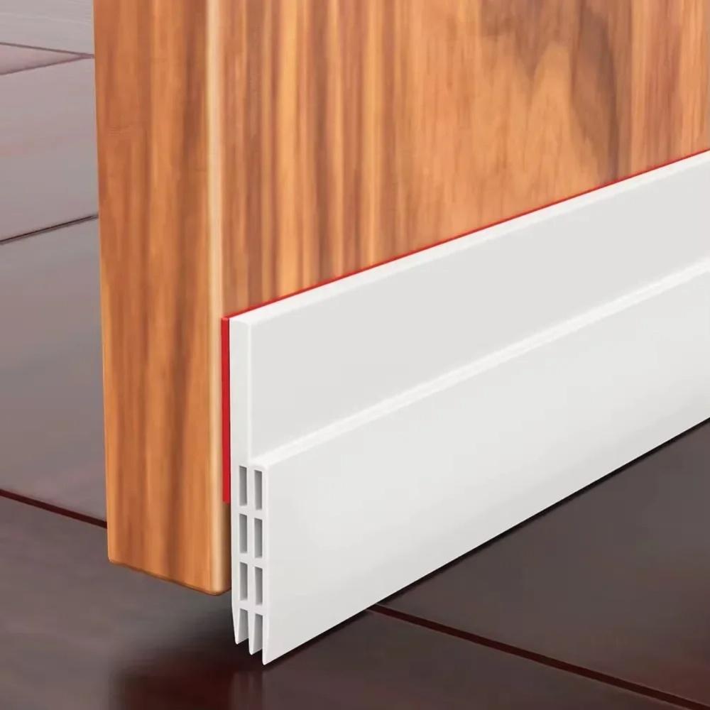 IPC 1mX5cm Door Bottom Sealing Strip Windproof Dust Stopper Guard Rain Weatherstrip Noise Reduction Sealer Doors Bottom