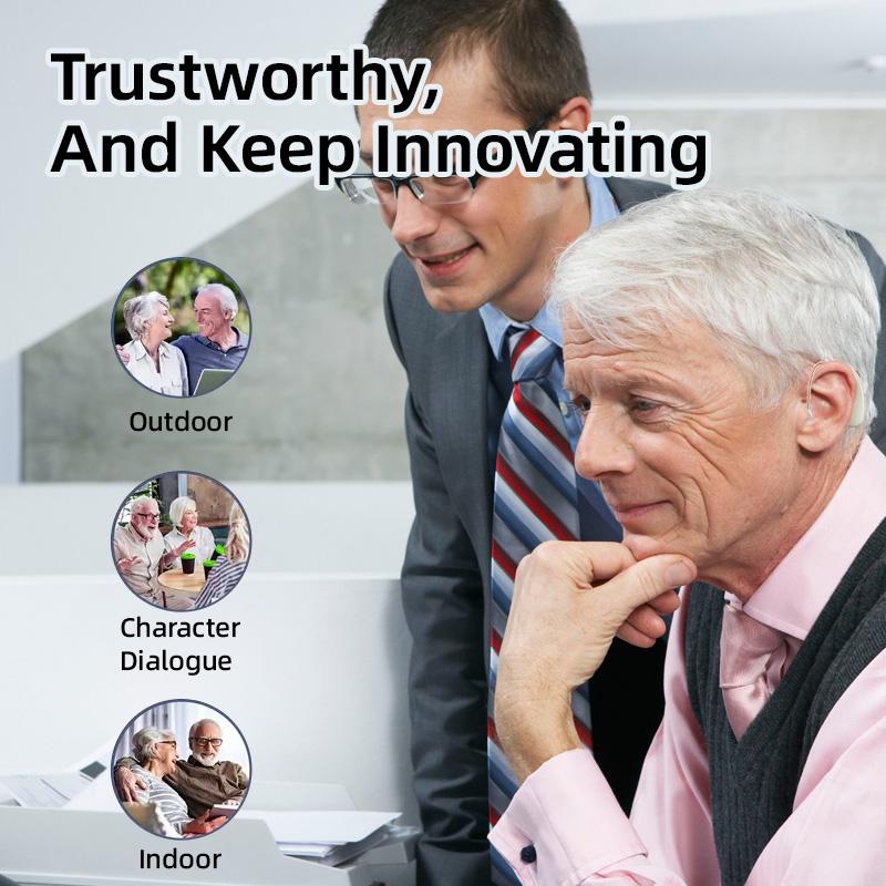 Vergrößerte Hörgesundheits-Ohrhörer verbessern den Gehörschutz für ältere Menschen mit Hörverlust und Tinnitus Für Hörgerät