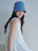 Olinkeompeulliteu Dot Denim Moon Bucket Hat