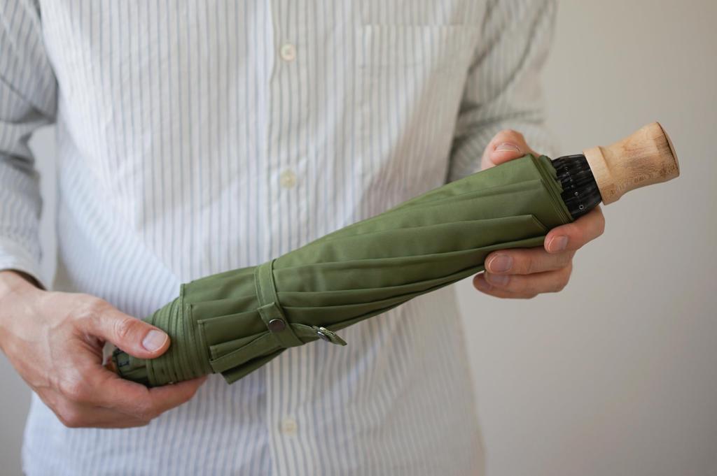 Made In Japan Miratore 60cm Folding Umbrella That Can Be Carried Without Folding Super Fabric Large Can Also Be Used As a Long Umbrella Folding