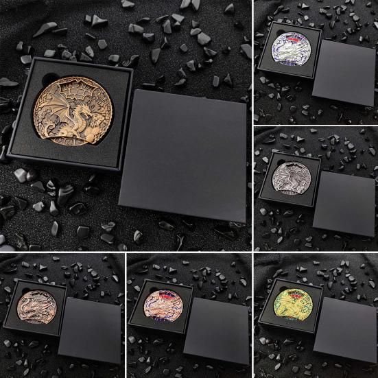Dragon Roulette Dice Fidget Spinner Heavy Duty Zinc Alloy 7-In-1 Vintage Dragon