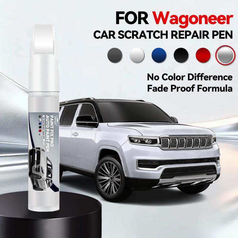 OPRTAMG Purpose Vehicle Car Paint Repair Pen For JEEP WAGONEER Paint Scratch Repair Accessories Grey PAS White PW2 Silver PSE Re