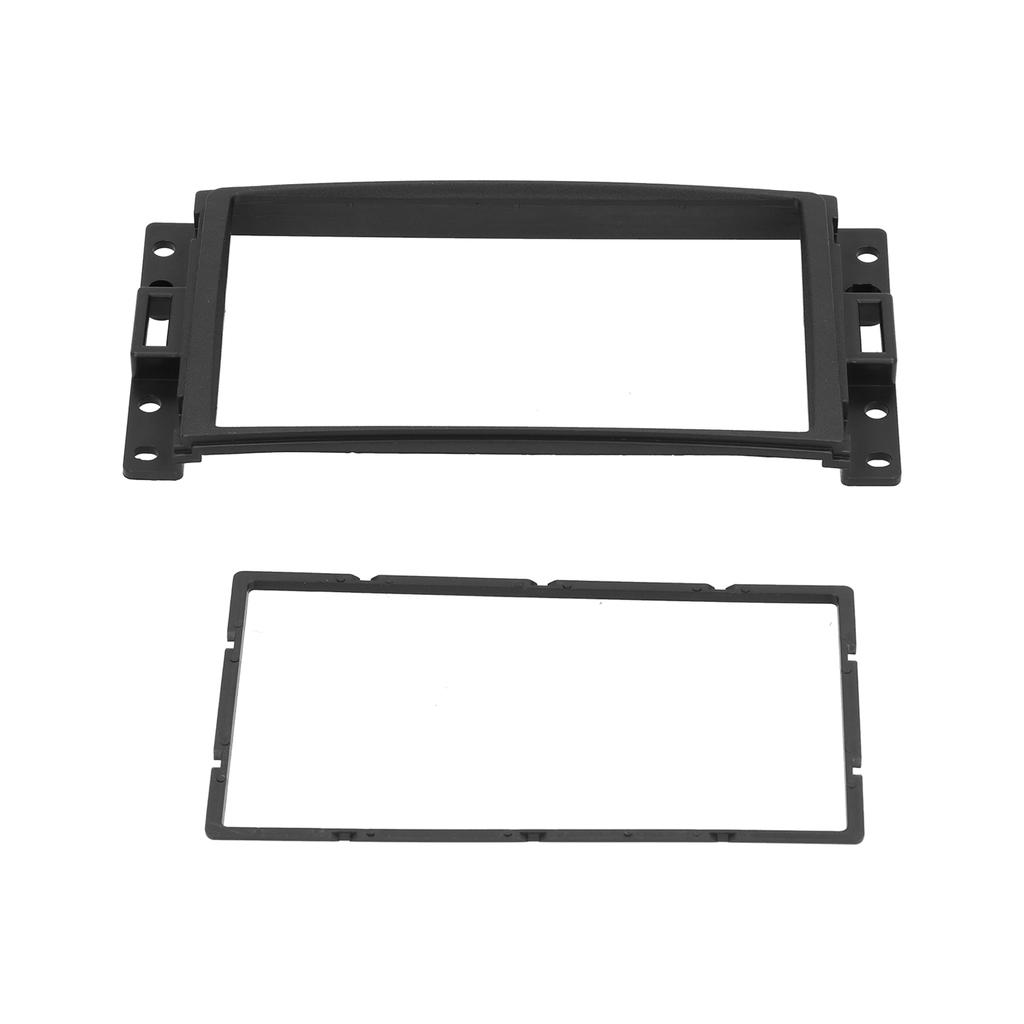 2‑DIN Car Stereo Radio Fascia Dash Panel Trim Replacement for Chevrolet Corvette 2005‑2010