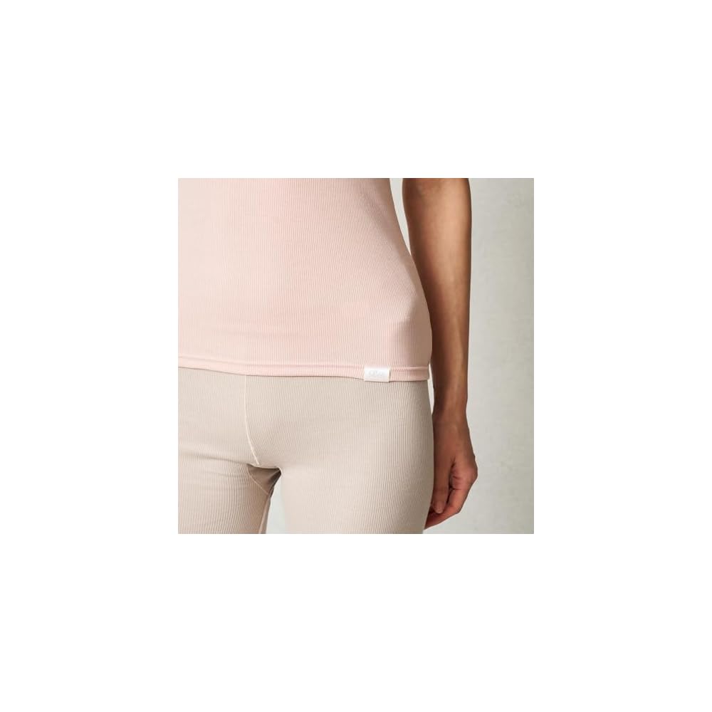 ReFa Vital Tech Moist Rib Tank Top Camisole Beige Size LL