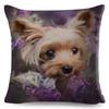 Cute MINI Dog Cushion Cover Decor Pet Animal Printed Pillowcase Polyester Pillow Case for Sofa Home Car Cm