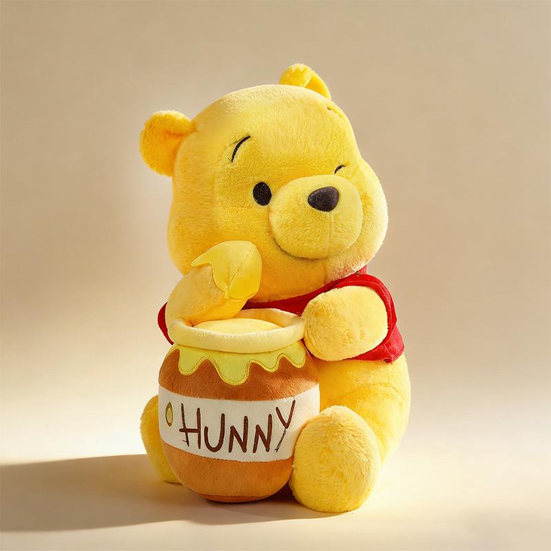 New Winnie the Pooh Plush Toy - Honey Pot Pillow for Boys & Girls, Perfect Birthday Gift