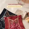 Benmingnian Chinese Embroidery High Waist Body Shaping Pants - Mulberry Silk Tummy Control and Hip Lifting Panties for Women.