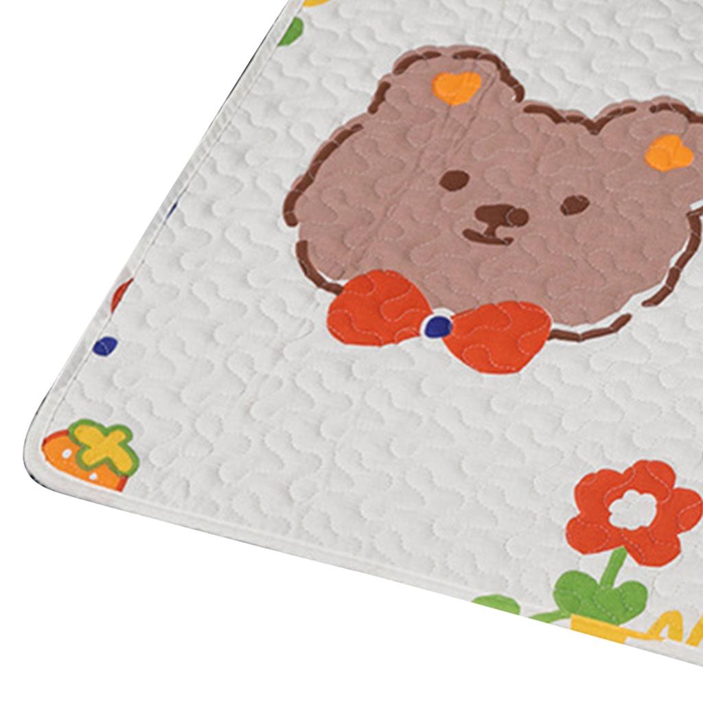 Pet Sleeping Mat Breathable Prevent Slip Soft Cute Pattern Cat Dog Bed Pad for Dog Crate Type 3 70x90cm 27.6x35.4in