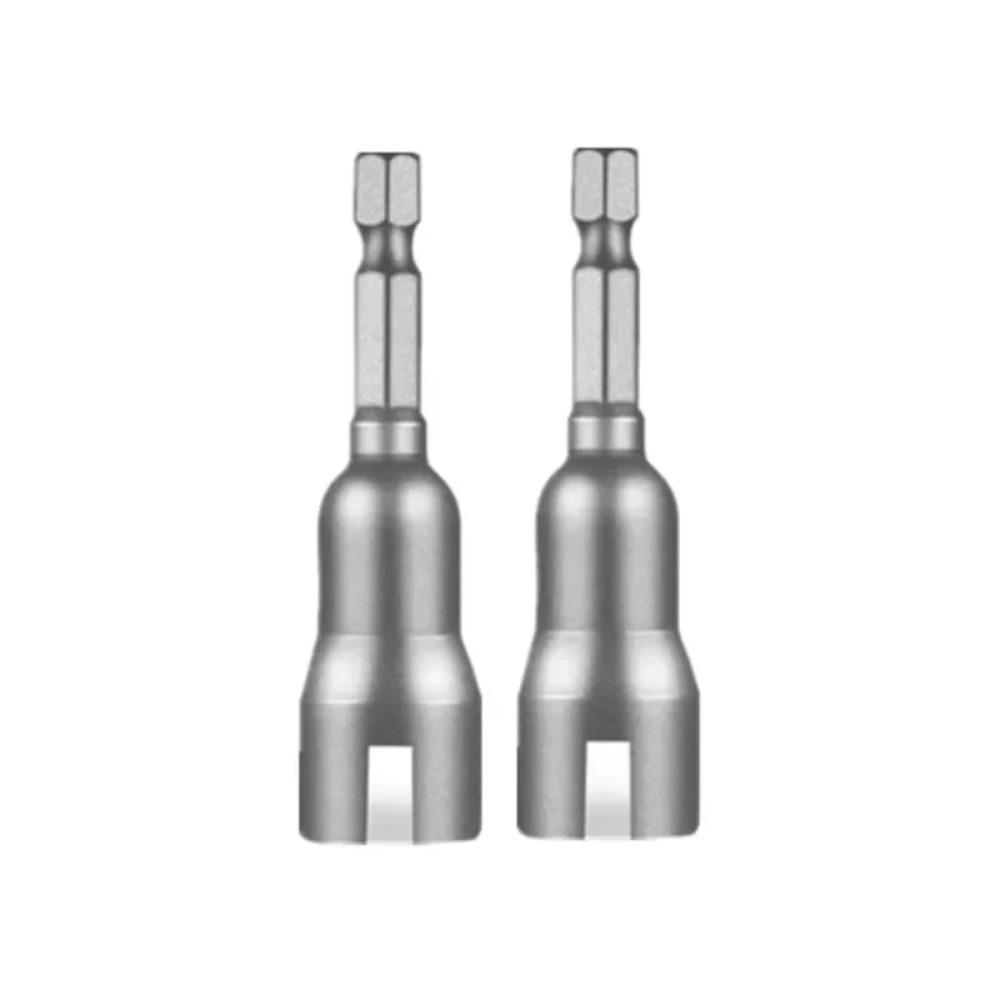 1/2 Butterfly Bolt Socket Wrench 6.35mm Hex Shank Socket Adapter Nut for Power Tool Slotted Electric Screwdriver Sleeve