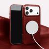 Magnetic Genuine Leather Case For Iphone 15 16 17 Pro Max Phone Case For Magsafe Wireless Charging Back Cover 15Pro 17Pro Max