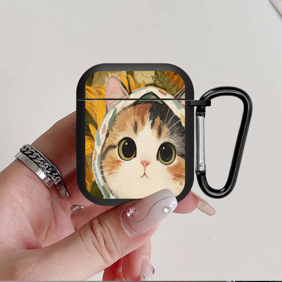 Comforting Cat Earphone Cases Cover Case For Airpods Pro3 4 Pro2 3 Pro 1 2
