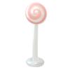 Inflatable Candy Cane Christmas Lollipop Decor 47.2 Inch PVC Outdoor Indoor Party Decoration Festive Photo Prop for Yard Home Store