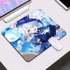 Magic Blue Cute Girl Large Mouse Pad Anti-slip Rubber XXL Gaming Desk Mat Precision Lock Edge for Computer PC Office Accessories