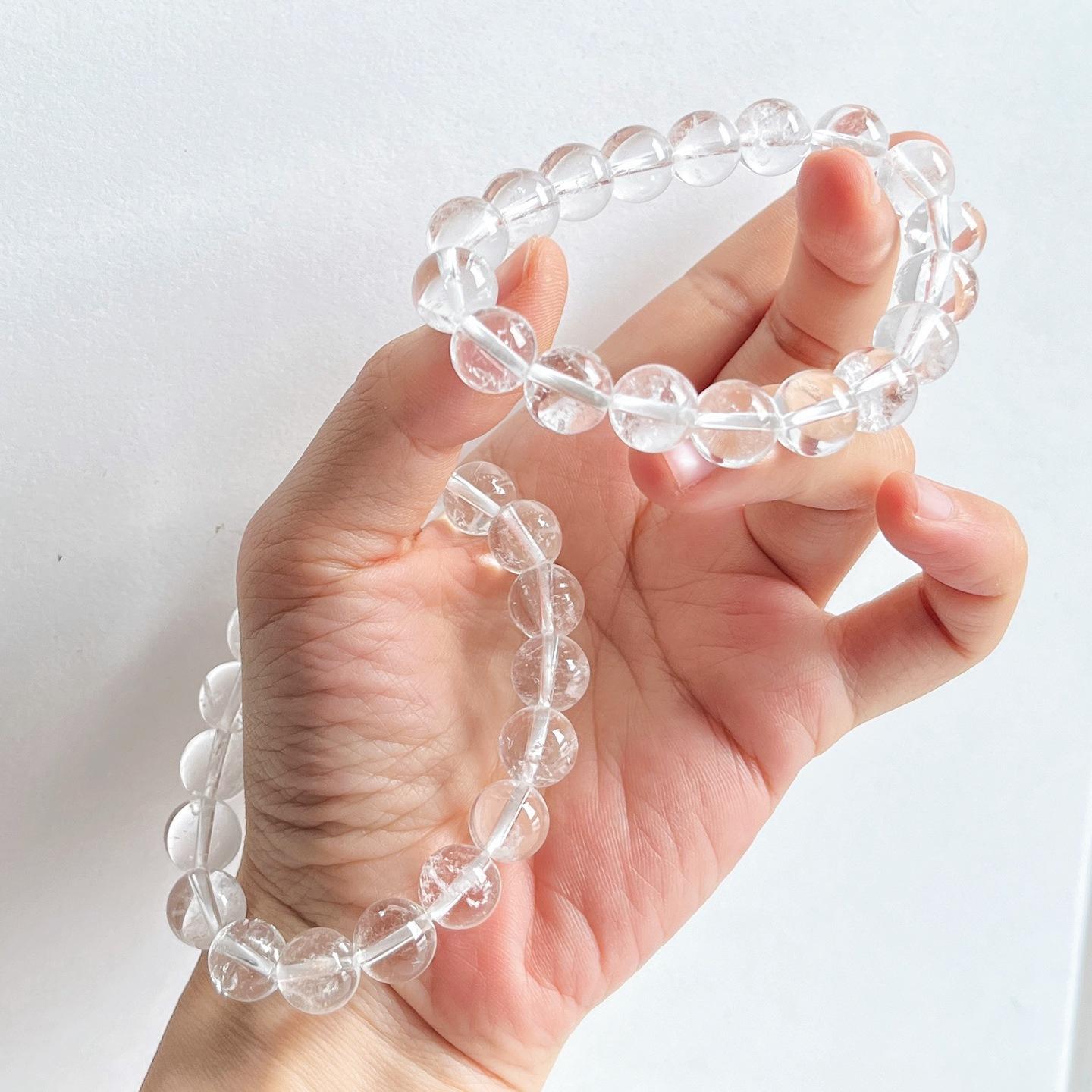 10Mm Natural White Crystal Bracelet Bracelet