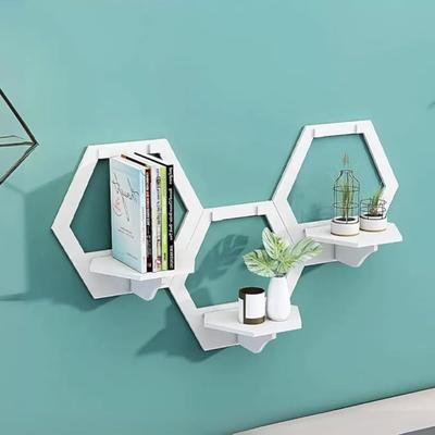 White Floating Wall Shelf, Small Wall Decor Shelf for Living Room, Mini Floating Shelf Wall Shelves for Living Room, Floating Shelf Small - 1 Pc