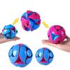 Hand Thrown Football, Hand Throwing Color Changing Deformation Ball For Kids Adults Gift Double Magic Color Ball Toy