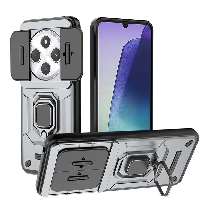 

Ударопрочный чехол для телефона Redmi 14C 14 C Armor Camera Back Cover для Xiaomi Redmi Note 13 13C 14C POCO C65 X6 F6 M6 Pro 4G Case Redmi 14C серый