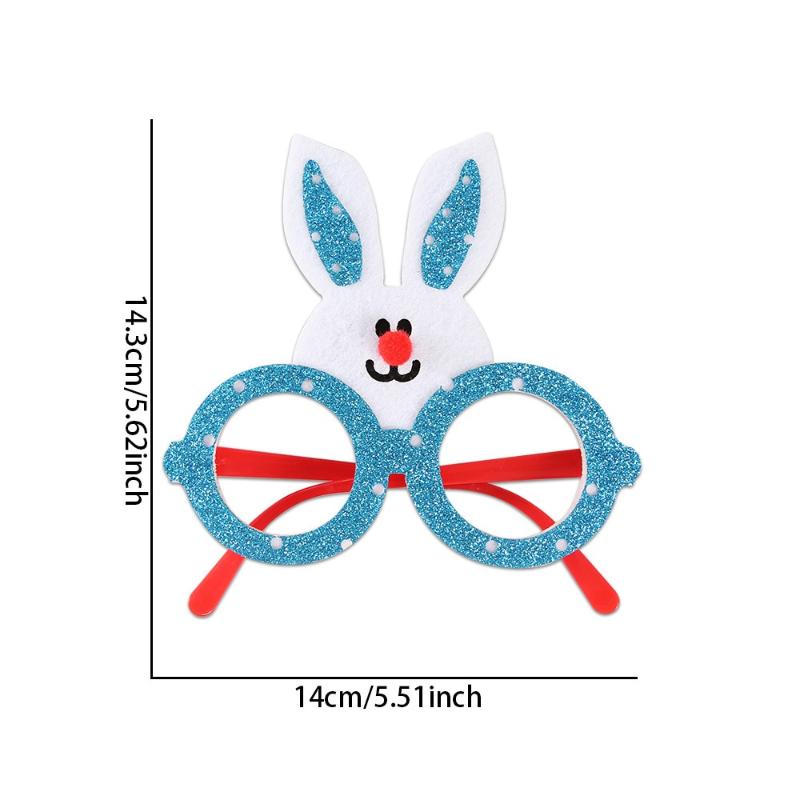 1Pcs Easter Decoration Glasses Chick Rabbit Egg Glasses Party Supplies Props Children Gifts Ornament Easter Glasses Decoration