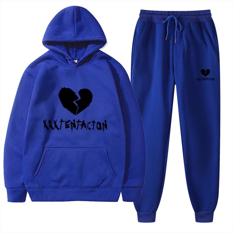 2025 Trendy European & American Spring/Autumn Hoodie & Sweatpants Fashion Set