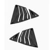 For Toyota Camry 2025 Bright Black Rear Window Louver Cover Side Vent