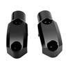 M10x1.25 Handlebar Brake Clutch Master Cylinder Mirror Clamp Mount Bracket for Aprilia SR GT200 GT125 2021 To 2023 Black