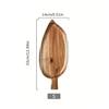 Solid Wood Leaf Shaped Tray Dim Sum Plate Steak Sushi Barbecue Western Food Tableware Heat Insulation Pad Wood Fruit Plate