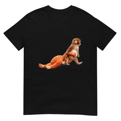 Baby Affe Punch mit Kuscheltier T-Shirt