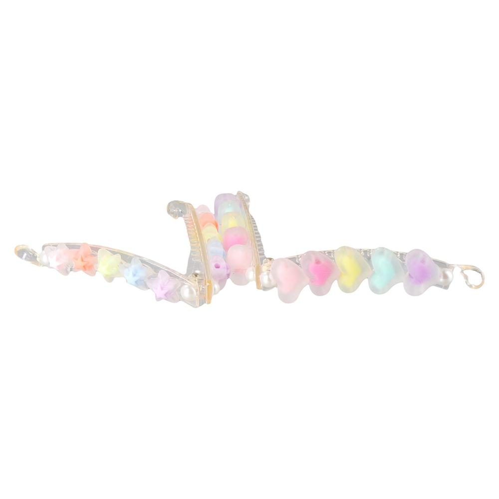 Acrylic Claw Clips Colorful Banana Clip Vertical Clip Large Banana Hair Clips  Women