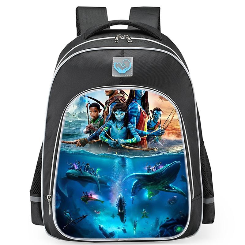 Zaino Periferico Serie Avatar3 Striscia Riflettente Zaino Scolastico