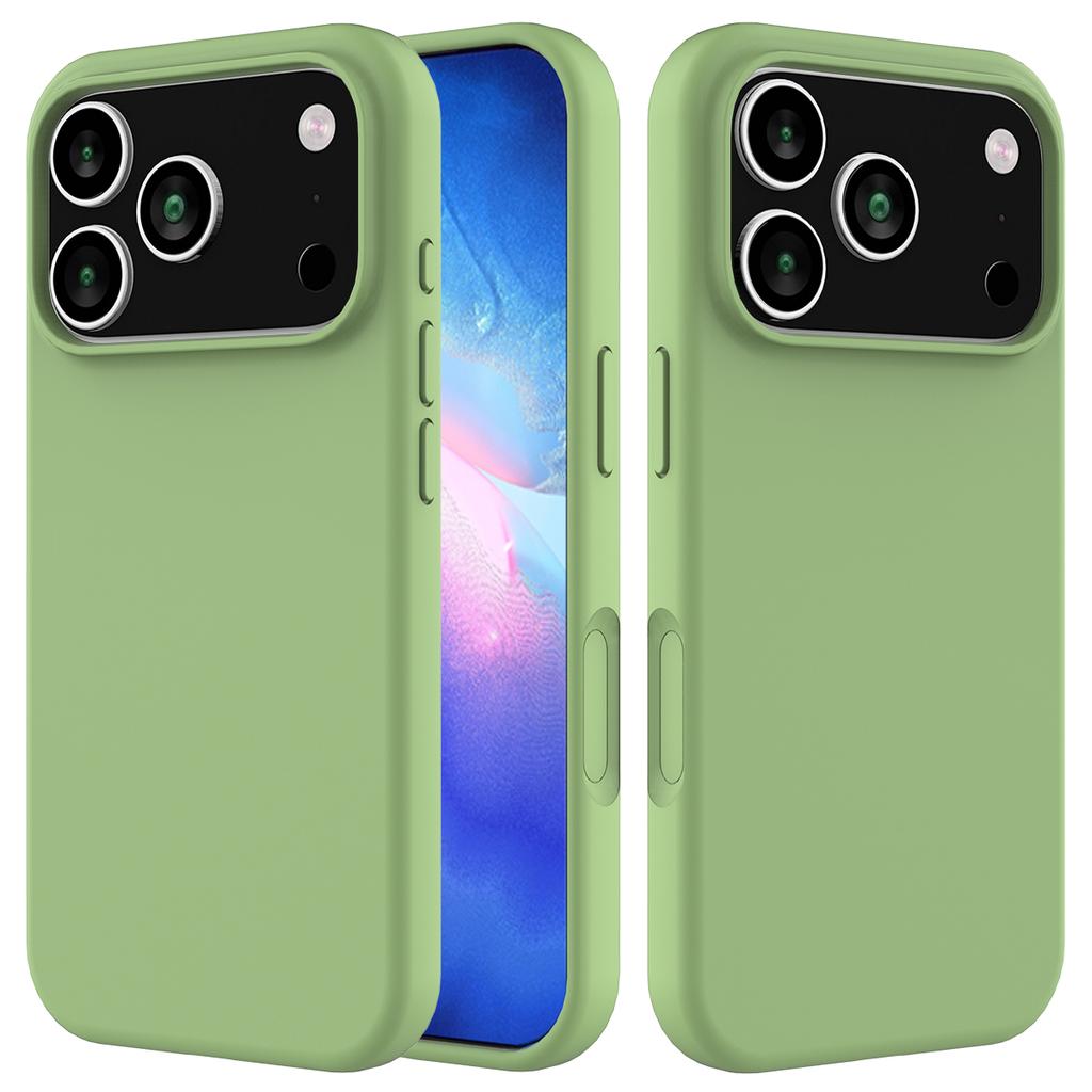 For iPhone 17 Pro Case Drop Proof Liquid Silicone Soft Lining Back Phone Cover