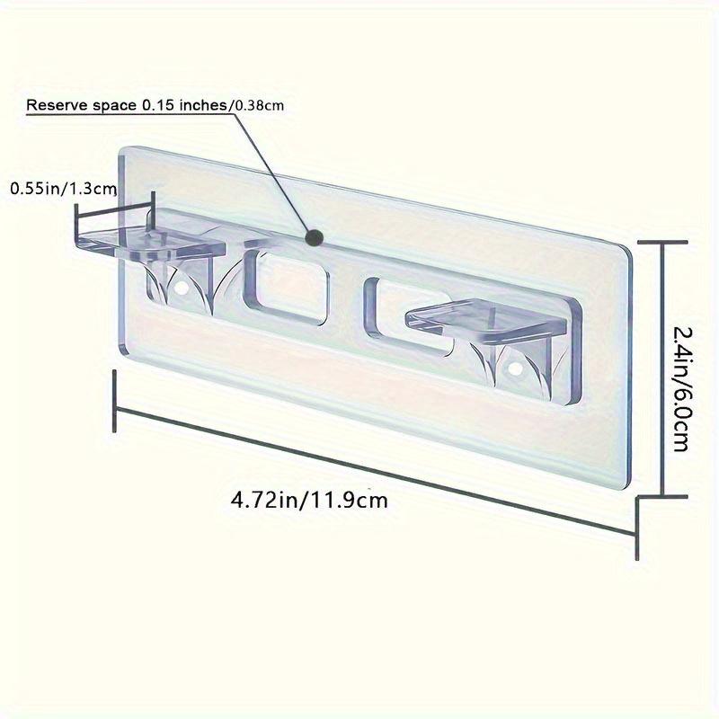 8pcs No-Drill Shelf Brackets For Hotel: Perfect For Kitchen Cabinets, Bookshelves & More