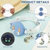 Pet Collar Silicone AirTag Cat Collar 22-30 cm Adjustable Dog Tracker with Bell Anti Loss Waterproof Reflective Kitten Collar