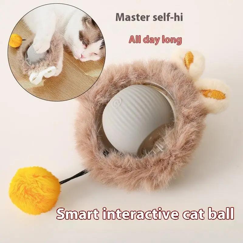 Automatic Rolling Ball Interactive Ball Cat Toys Pet Supplies Electric Dog and Cat Training To Imitate Rat Rechargeable Products