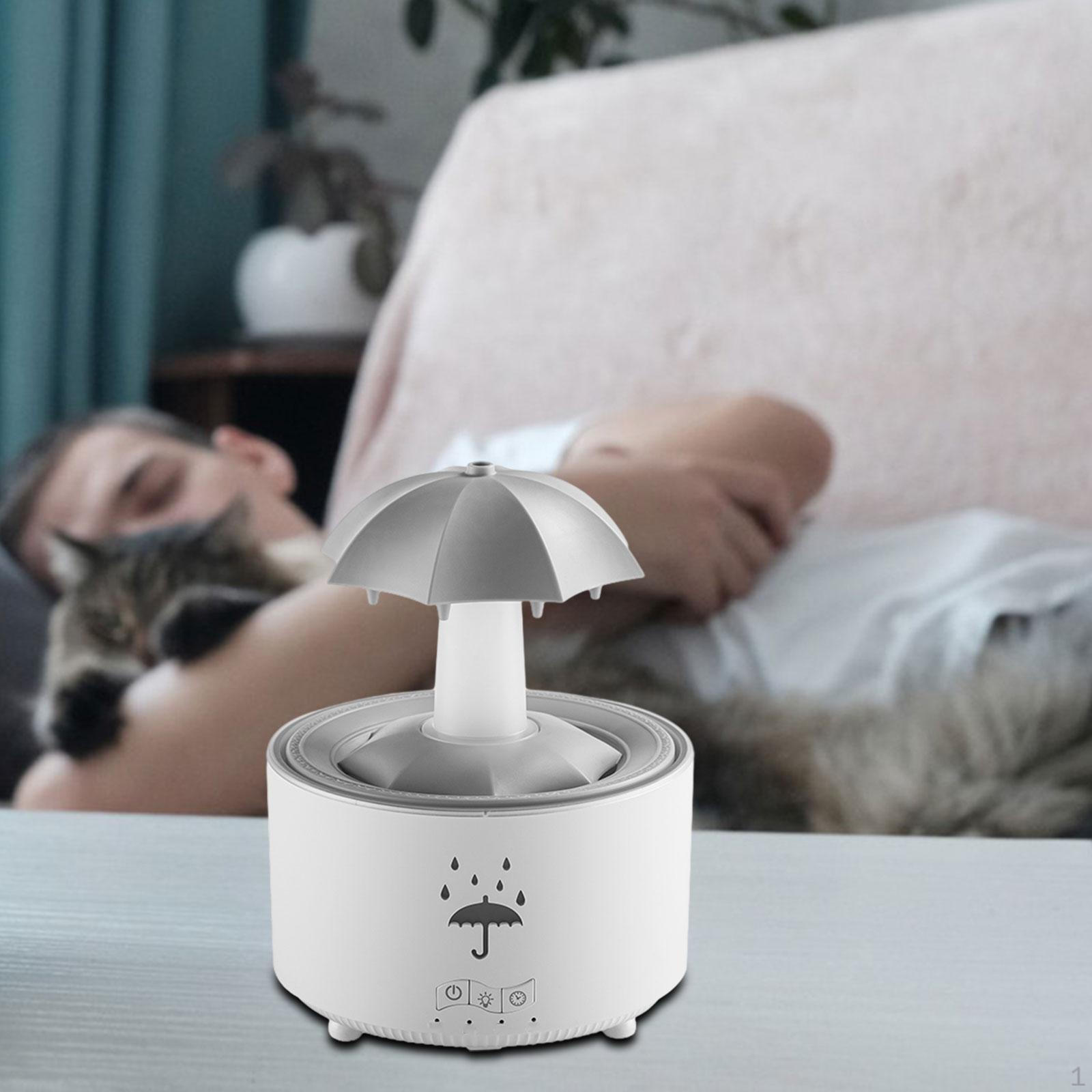 

Вращающийся зонт-капельный увлажнитель воздуха для учебы, офиса, дома, белый белый