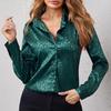 Women's Spring and Summer Business Shirt Long Sleeve Office Shirt