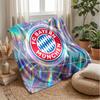 FC Bayern München Thema Decke Weiche Flanelldecke Plüsch Überwurfdecke Gemütliche Sofa Bett Decke für Heimdekoration