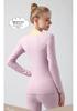Women's Wool Silk Thermal Seamless Base Layer Top with Velvet Lining