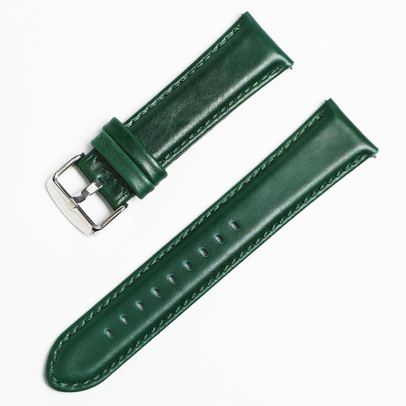 The Genuine Leather Strap Is Suitable for Huawei Gt2pro Strap Gt3 Men's and Women's Smart Watches with Universal First-layer Cowhide Wristbands.