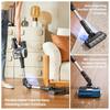 JIMMY JV9 Pro Aqua Cordless Vacuum - 160AW Suction 45Min Runtime HEPA Filter Wet Mopping 4 Modes LED Display