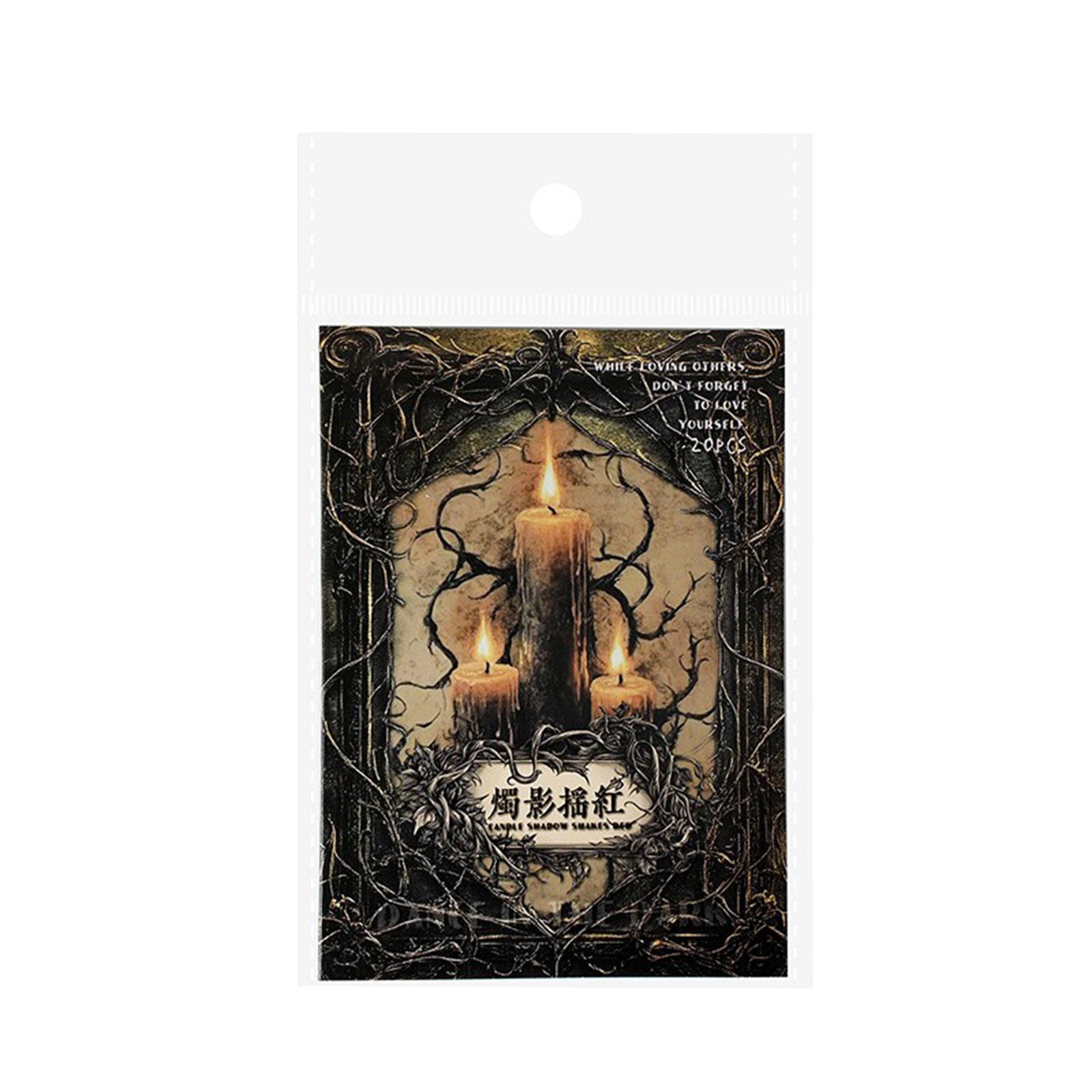 

Материал Бумага - это серия украшений для планера в ретро-тематике в темных тонах. One Size чёрный